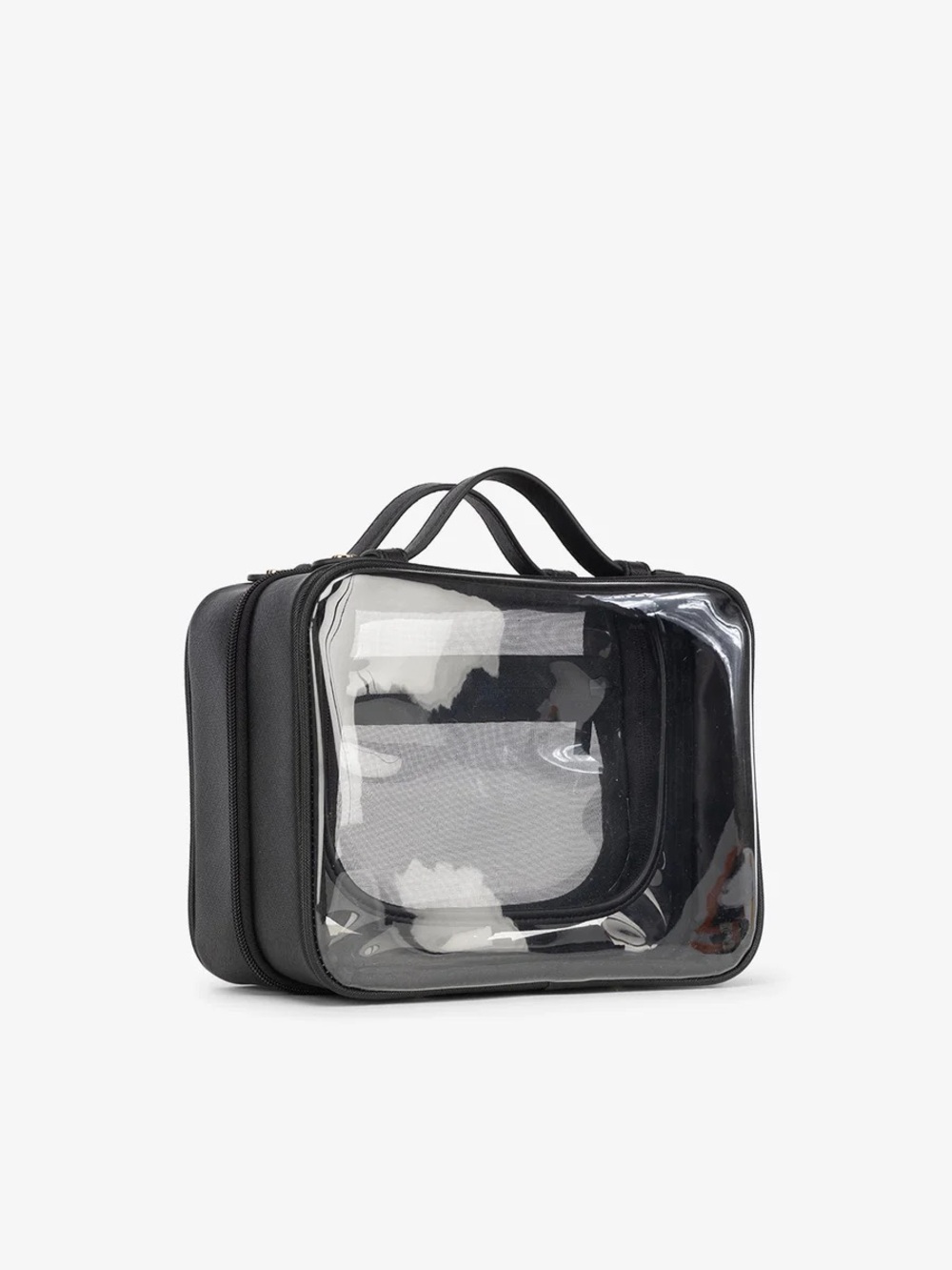 Calpak Medium Clear Cosmetics Case in Black - Picture 4 of 5